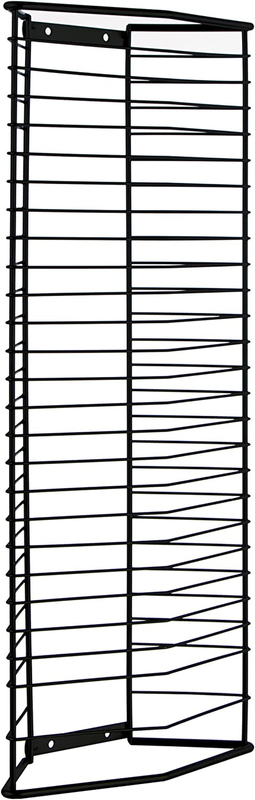 Wall Mount CD Display Organizer Holds 28DVD Media Game Storage Rack Holder Stand