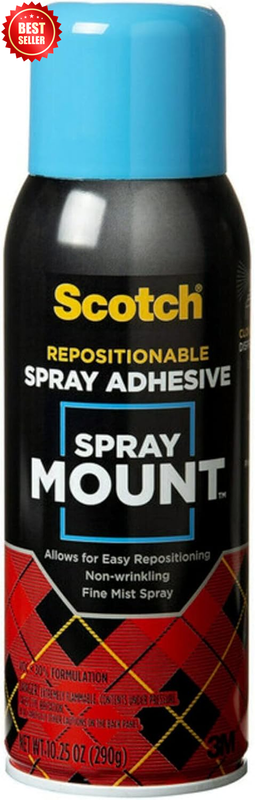 10.25 OZ Repositionable Spray Adhesive Glue Removable Photos Crafts Acid Free US