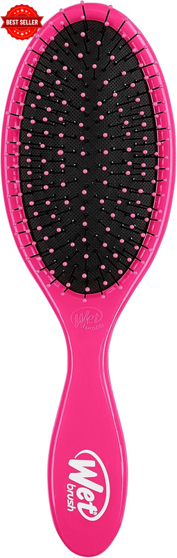 the  Unisex Original Detangler Hair Brush, Pink | Ultra-Soft Intelliflex Bristle