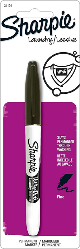 Rub-A-Dub Permanent Laundry Marker Fine Black - Pack of 1