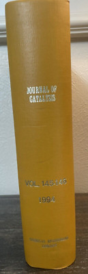 Journal Of Catalysis 1994 Chemical Engineering Library Book Delgass Stone