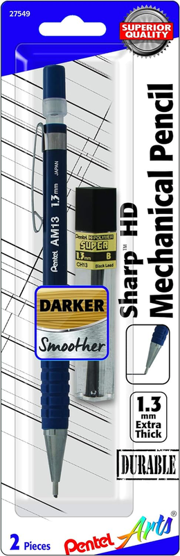 (1.3mm), Dark Blue Barrel, (1) Super Hi-polymer