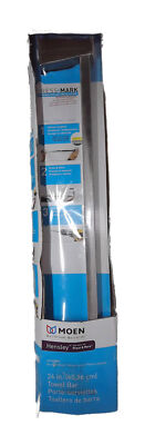 MOEN Hensley 24 in. Towel Bar with Press and Mark in Brushed Nickel
