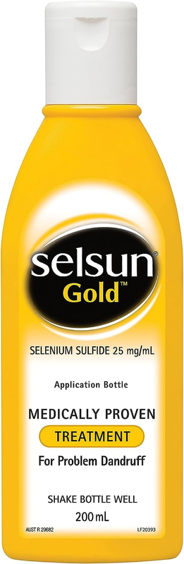 Gold Treatment Shampoo, Medically Proven Treatment for Dandruff Control, Reduces