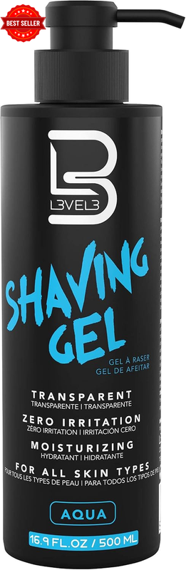 VE Transparent Shaving Gel 500 Ml, Aqua