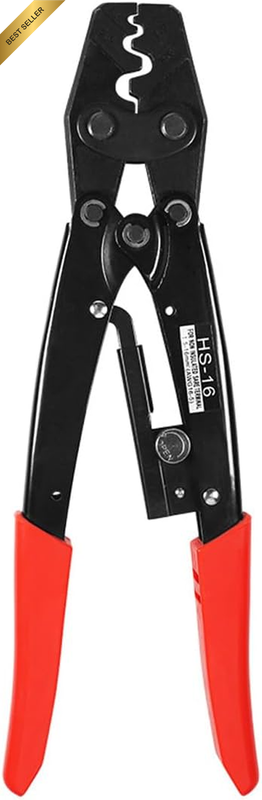 HS-16 Ratchet Crimping Pliers 1.25-14mm² OT/UT Bare Terminal Wire Crimper