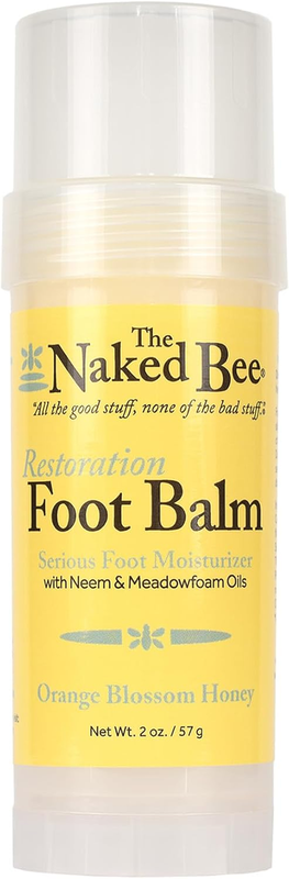 Naked Bee Orange Blossom Honey Foot Balm Stick 57G for Cracked Heels