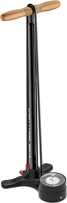 Sport Floor Drive 3.5" | Bike Floor Pump, Presta/Schrader, 220Psi, Black, Road,