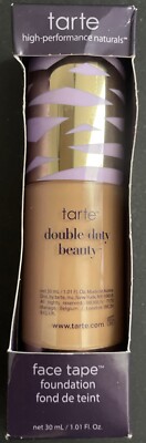 Tarte Face Tape Foundation, 37N Medium Tan Neutral, Double Duty Beauty, 1.01 Oz