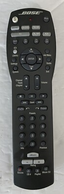 BOSE OEM MX 7 11 F Media Center GENUINE REMOTE CONTROL TV CD DVD CBL SAT Tested