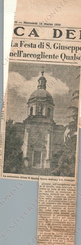 1959 QUALSO Nuovo Reana del Rojale Chiesa San Giuseppe Udine Fotografia - Picture 2 of 2
