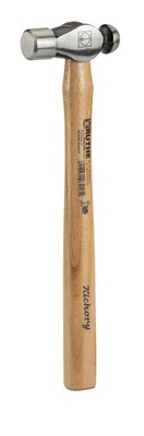 RUTHE Schlosserhammer 455g Englische Form mit Hickorystiel Kugelhammer Hammer