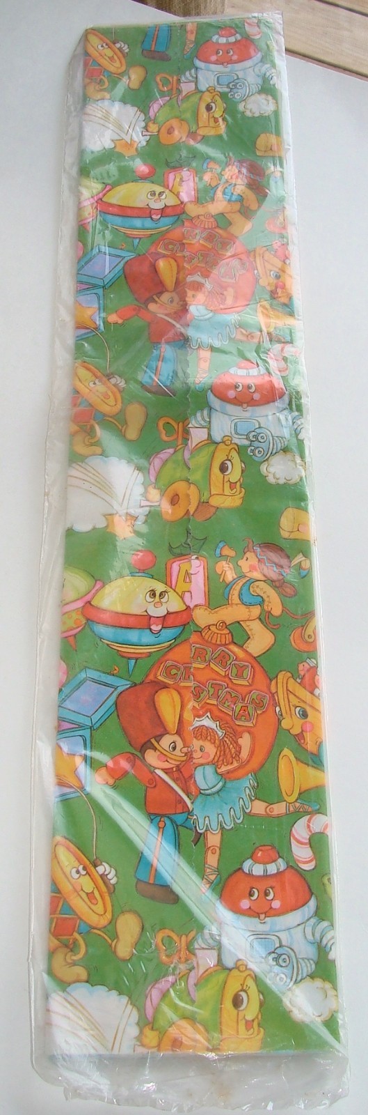 Vintage American Greetings Holiday Wrap Continuous Fold Christmas 2.16FT x 4 yds