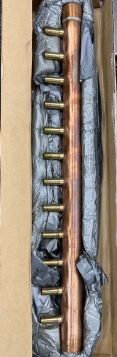 Watts Radiant Heat Manifold Copper 12 Port