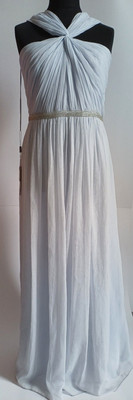 BNWT Roman Women's Light Blue Chiffon Style Maxi Dress UK Size 14