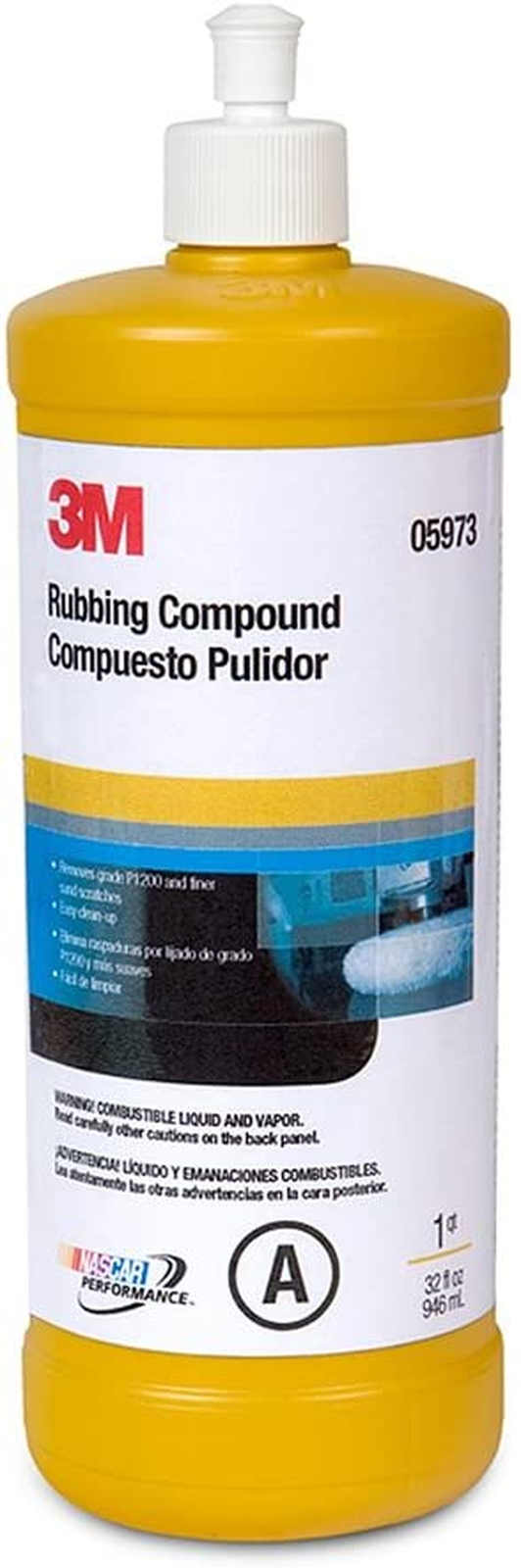 3M Perfect-It Rubbing Buffing Medium Cut Cutting Compound,Ca