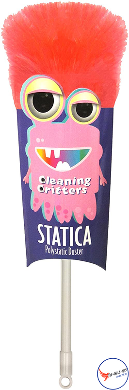 Polystatic Duster for Cleaning, Reusable Dusting Wand with Washable Head