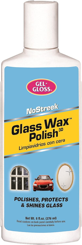 Gel-Gloss No Streak Glass Wax Polish - 8 fl. oz.