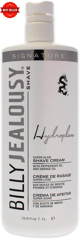 Hydroplane Super-Slick Shave Cream for Men 33.8 Oz Shave Cream
