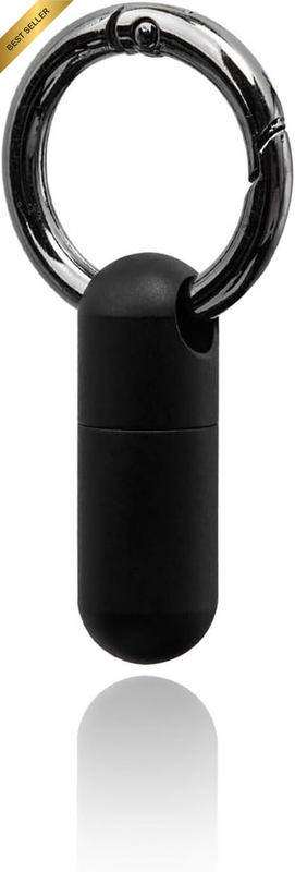 Keychain Pill Box Organiser, Waterproof Pill Holder with Multi-Compartments, Por