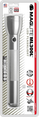 ML300L LED 3-Cell D Flashlight, Silver