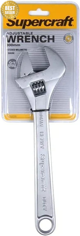Etched Millimetre Gauge Adjustable Wrench, 300 Mm Size