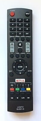 Remote Gj221-c For Sharp Led Hdtv Smart Tv