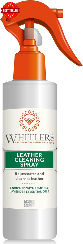 Leather Cleaning Spray – Rejuvenates & Cleans, Nourished with Essential Oils, Id