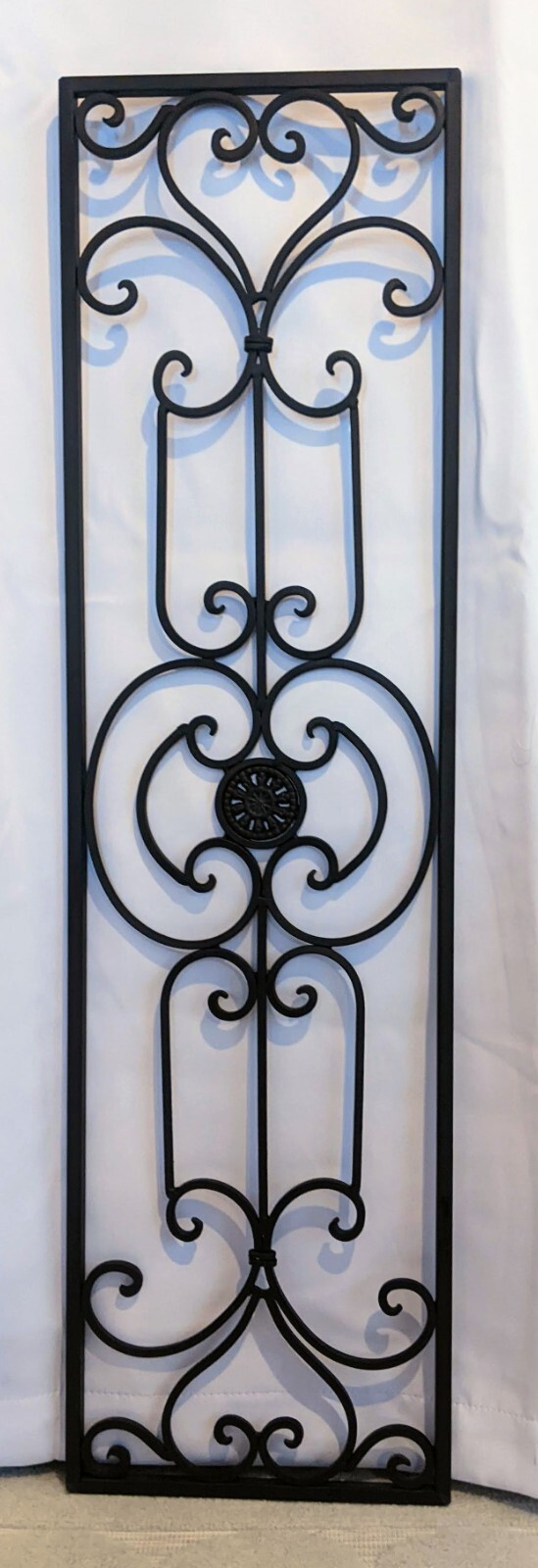 Wrought Iron ornate iron wall art, Iron Window Grill