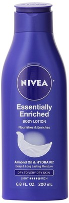 NIVEA Essentially Enriched Body Lotion, 6.8 Ounce (Pack of 3