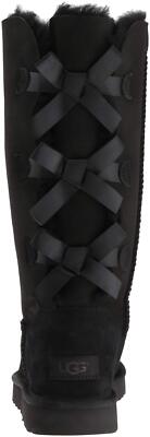 Pre-owned Ugg Bailey Bow Tall Ii Boots Black