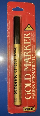 Pilot Extra Fine Point Gold Permanent Marker Item # BSC-G-EF Made Japan NEW