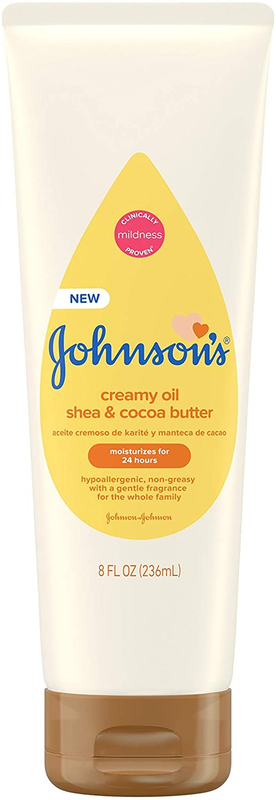 Johnson'S Creamy Oil for Baby with Shea & Cocoa Butter, Mois