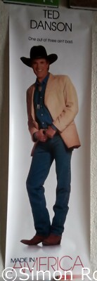 MADE IN AMERICA 1993 LARGE DOOR POSTER NOT QUAD ROLLED CONDITION TED DANSON