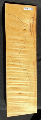 Tonewood Flamed maple violin Two Piece Back 083