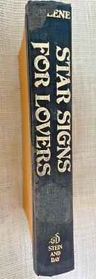 Vintage BOOK HC Astrology STAR SIGNS FOR LOVERS Greene 1980  FIRST EDITION