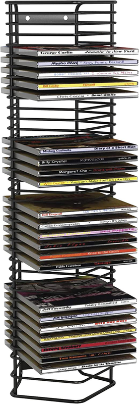 Steel Cd Holder Music Game Storage Display Rack