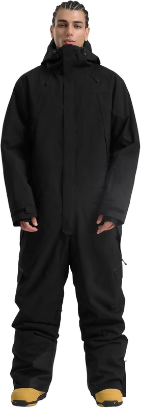 Men Ski Suit Snowboard Jacket One Piece Snowsuits Waterproof Pants Ski Jumpsuit Windproof Insulated Winter Sports