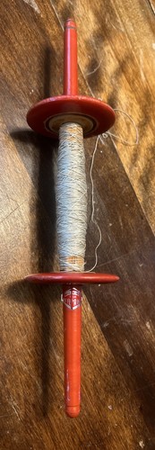 go fly a kite string reel wooden vintage Made In India For GO FLY A KITE VGC