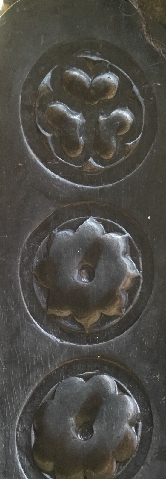 ANTIQUE PRIMITIVE HAND CARVED SPRINGERLE COOKIE BUTTER MOLD PRESS PADDLE