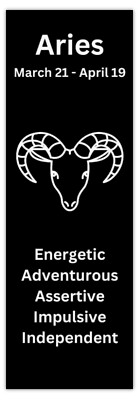 Cosmic Star Sign Bookmarks*Zodiac*BIRTHDAY*XMAS GIFT*NOVELTY BOOK MARK