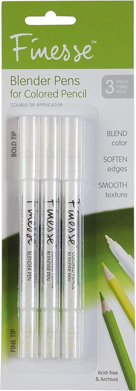 Art Products Finesse Artist Colored Pencil Blender, 3-Pack