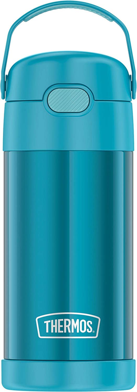 FUNTAINER 12 Ounce Stainless Steel Vacuum Insulated Kids Str