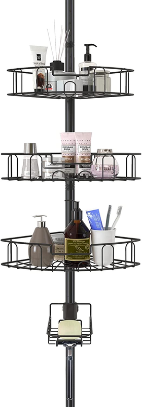 Rustproof Shower Caddy for Bathroom, Bathtub Storage Organiz