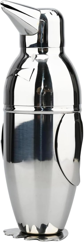 Penguin Cocktail Shaker with Strainer, Bar Essentials, Bartender Shaker and Stra