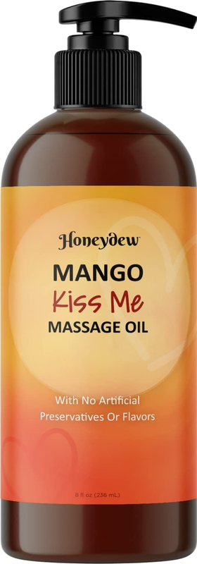 Couples Romantic Mango FLAVORED Massage Oil Sexual Pleasure Full Body Moisturize