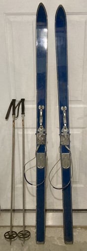 Vintage Kandahar Skis And Poles (BUNDLE) - Skis Approx 67