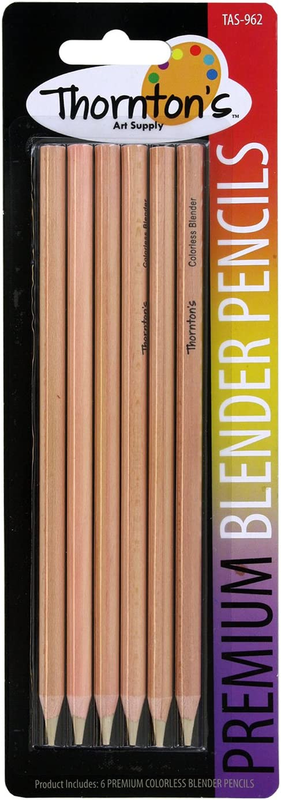 Art Supply Premium Colorless Blender Pencil Wax Based for Dr