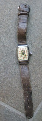 Vintage Roy Roger Wrist Watch Wind Up Works