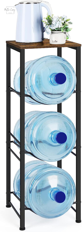 Water Bottle Holder 5 Gallon Water Cooler Jug Rack 3-Tiers Water Bottle Organize